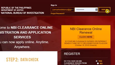 nbi onine|nbi website sign in.